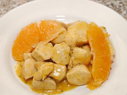 Currys, narancsos csirke